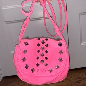Pink Studded Crossbody bag